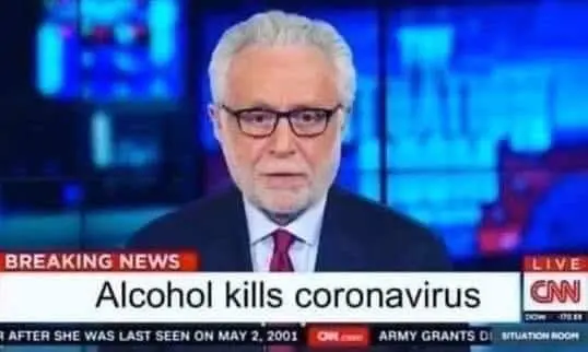 CNN إدعاء شرب الكحول يعالج كورونا