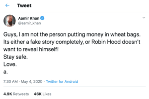 عامر خان لم يتبرع عامر خان لم يتبرع