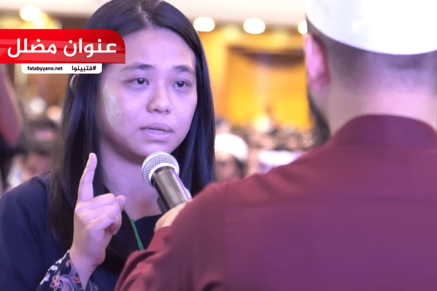 إسلام أول صينية بعد الكورونا- خبر بعنوان مضلل