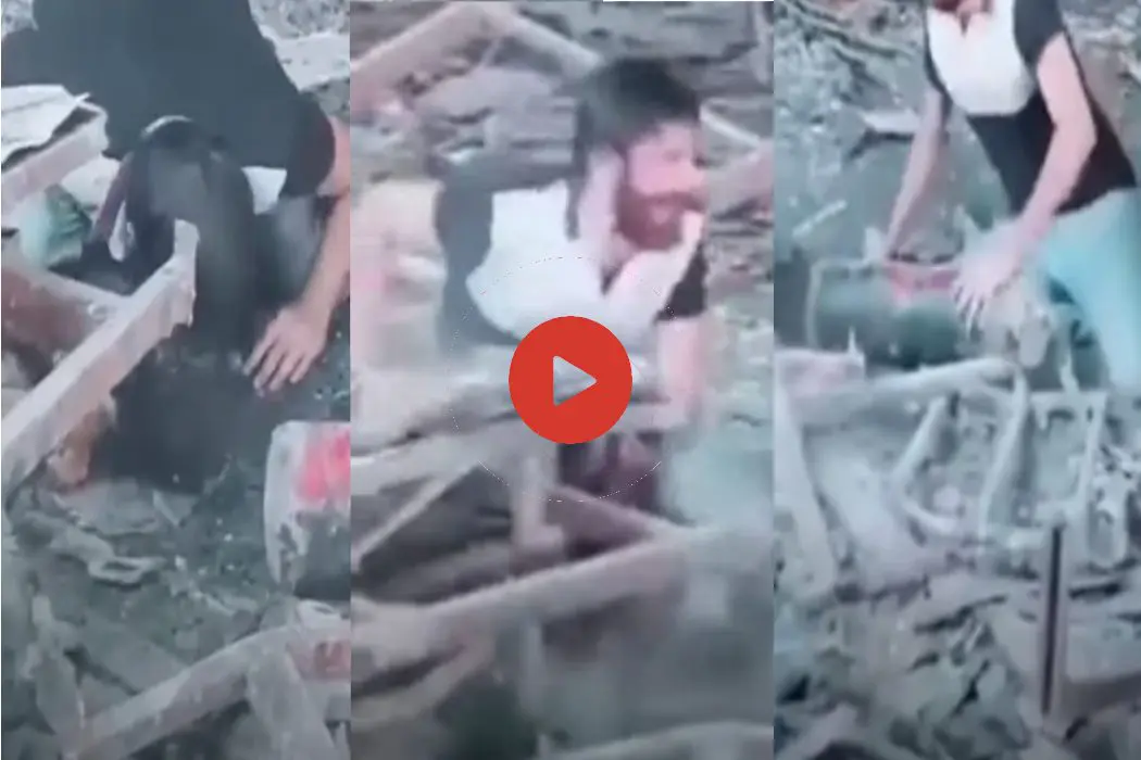 هذا مشهد تمثيلي في مستشفى الحسين التعليمي