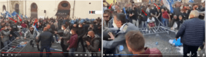 ادعاء احتجاجات ايطاليا