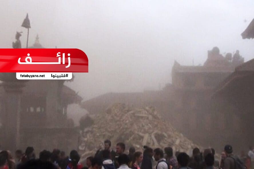 زلزال عنيف يدمر معابد البوذيين في بورما