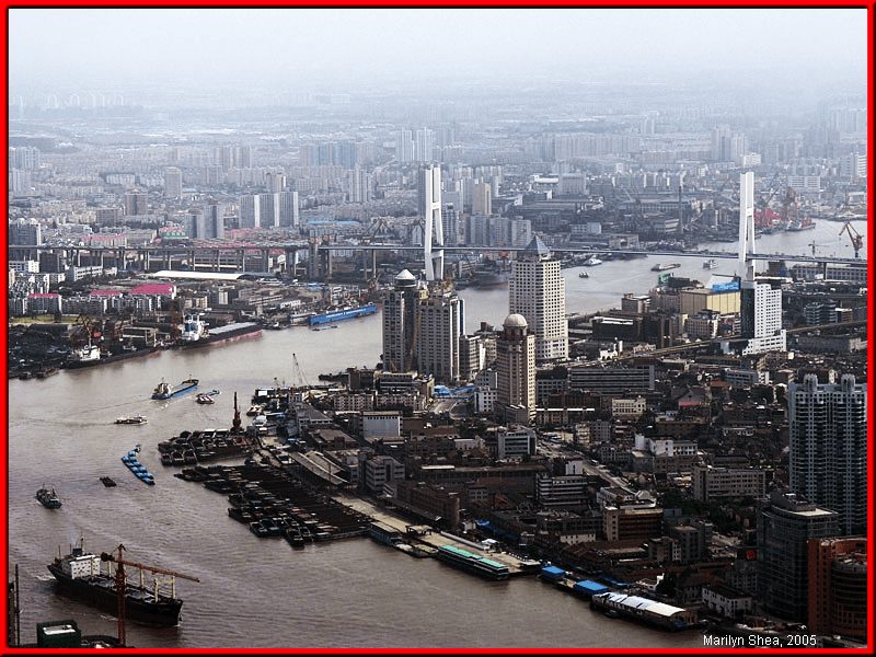 جسر Nanpu Bridge بشانغهاي