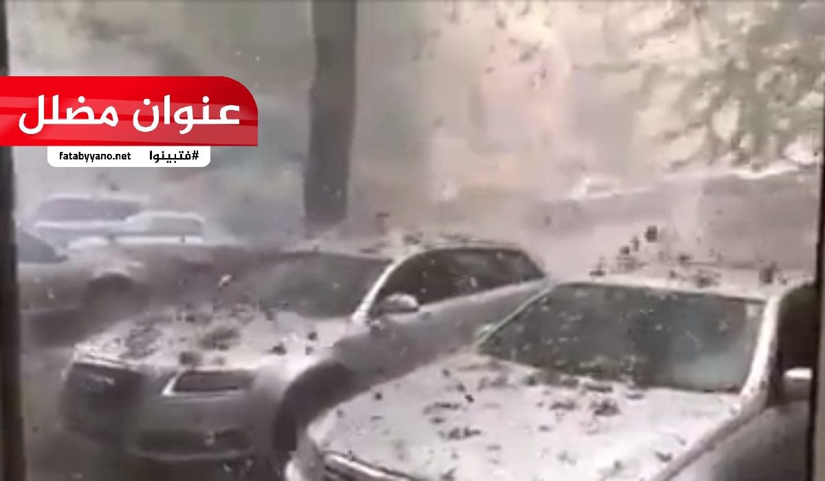 أمطار من الحجارة في رومانيا