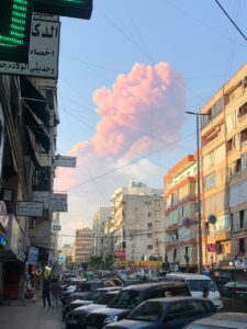 انفجار لبنان المريجة المعمورة