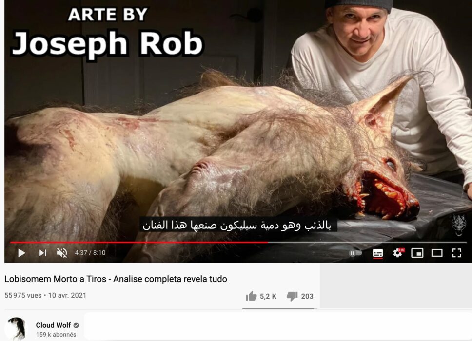 مجسم فني روب كوبسكي Rob Cobasky وليس ذئبا بشريا