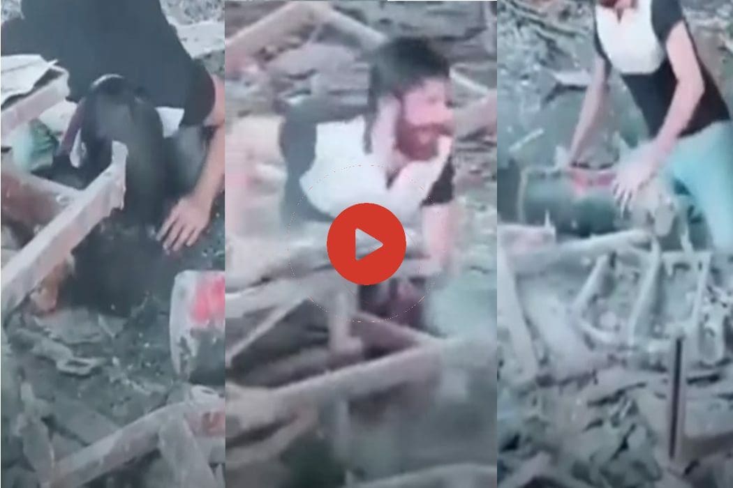 هذا مشهد تمثيلي في مستشفى الحسين التعليمي