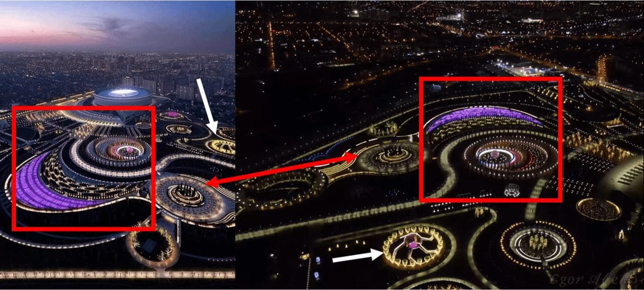مقارنة كراسنودار من الجو