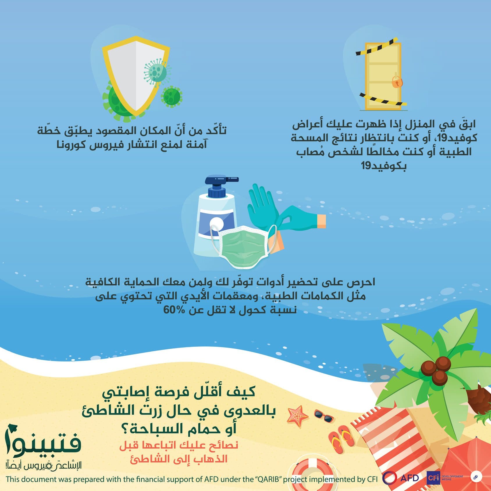 نصائح عليك اتّباعها في حال قررت الذهاب إلى الشاطئ في ظل جائحة كورونا 2
