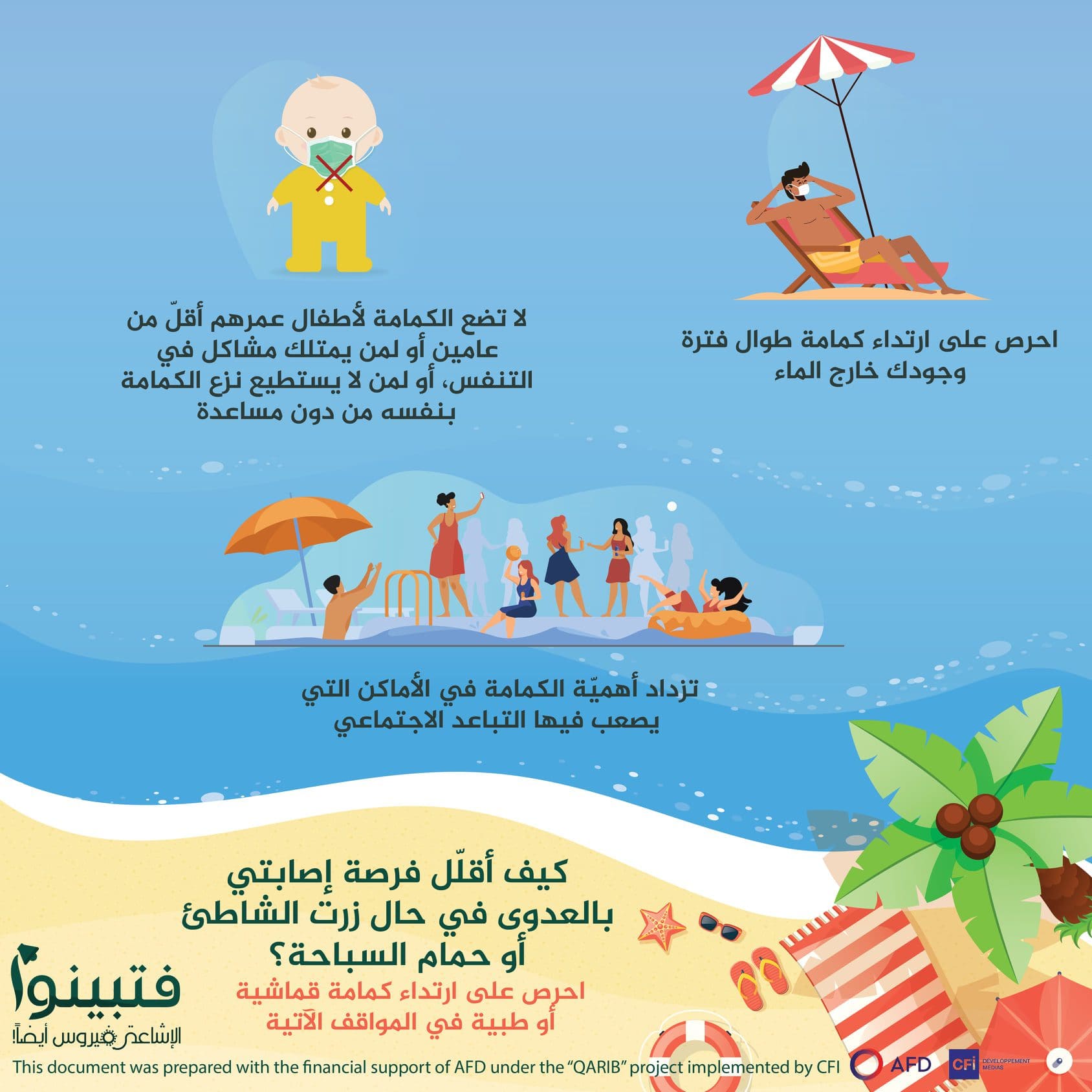 نصائح عليك اتّباعها في حال قررت الذهاب إلى الشاطئ في ظل جائحة كورونا 4