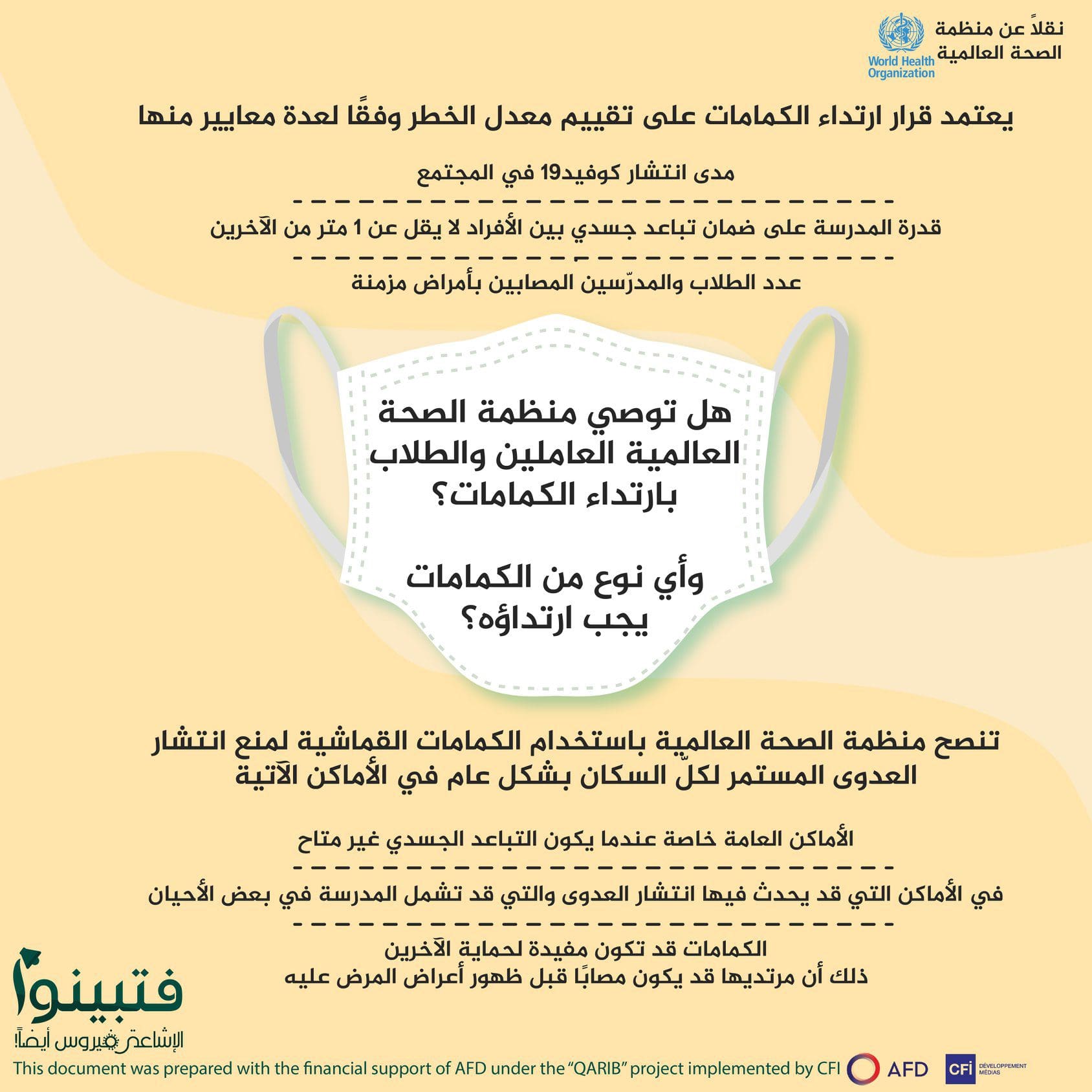 نصائح لتقليل التعرض لفيروس كورونا أثناء الانتقال من وإلى المدرسة 1